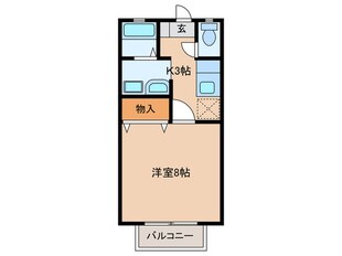 ﾒｿﾞﾝﾊﾟｰｸｽの物件間取画像